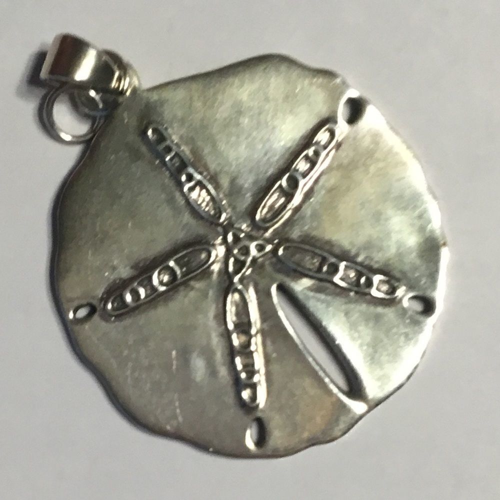 Sterling Silver Sand Dollar Pendant NWOT